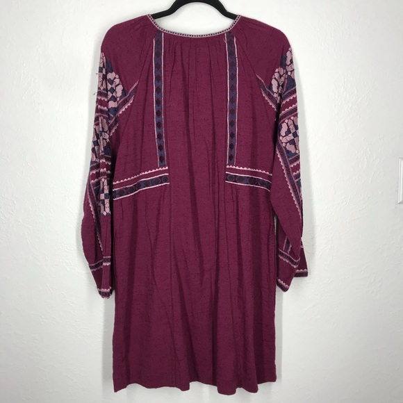 Free People raspberry tunic dress sz Small - Picture 6 of 6